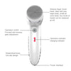 Waterproof Vibration 4 In 1 Facial Cleansing Brush & Face Massage Set Tool