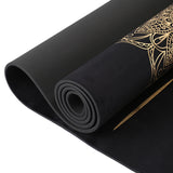 Black Suede Yoga Mat