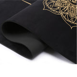 Black Suede Yoga Mat