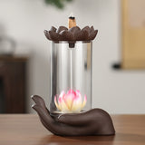 Lotus Waterfall Incense Burner