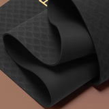 Black Suede Yoga Mat