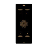 Black Suede Yoga Mat