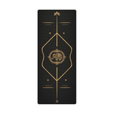 Black Suede Yoga Mat